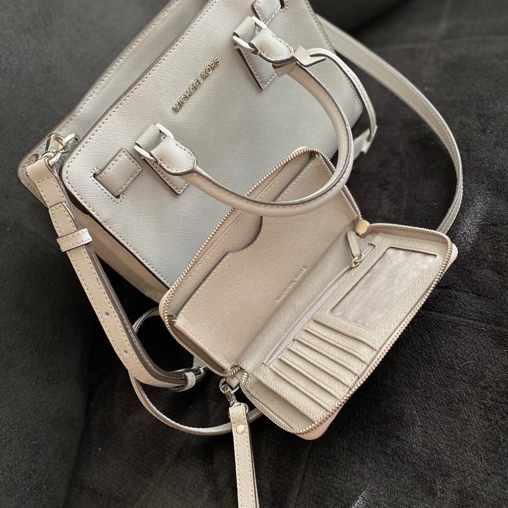 Mk handbag with wallet